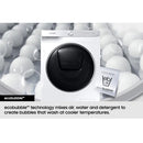 Samsung Series 5 WD80TA046BX/EU Ecobubble AI Energy 8kg+5kg 1400 Spin Washer Dryer Black Black