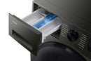 Samsung Series 5 WD90HG5U34BXEU Ecobubble AI Energy 9kg+6kg 1400 Spin Washer Dryer - Inox Inox