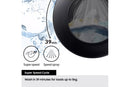 Samsung Series 5 WD90HG5U34BXEU Ecobubble AI Energy 9kg+6kg 1400 Spin Washer Dryer - Inox Inox