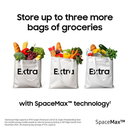 Samsung Series 6 RB38C636DB1EU SpaceMax Non Plumbed Frost Free Smart Fridge Freezer Black Stainless