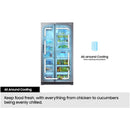 Samsung Series 6 RS70F64KDTEU Bespoke AI SpaceMax Smart American Fridge Freezer Silver