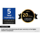 Samsung Series 7 RB34C632EBNEU SpaceMax 341L Non-Plumbed Frost Free Fridge Freezer Black