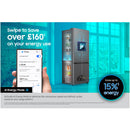 Samsung Series 7 RB34C632EBNEU SpaceMax 341L Non-Plumbed Frost Free Fridge Freezer Black