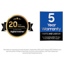 Samsung Series 8 DV90BB9445GBS1 with Optimal Dry 9kg Heat Pump Tumble Dryer Black