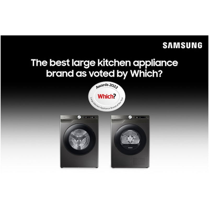 Samsung Series 8 DV90BB9445GBS1 with Optimal Dry 9kg Heat Pump Tumble Dryer Black