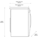 Samsung Series 8 WW11DB8B95GBU1 Bespoke AI Energy 11kg 1400 Spin Smart Washing Machine Black