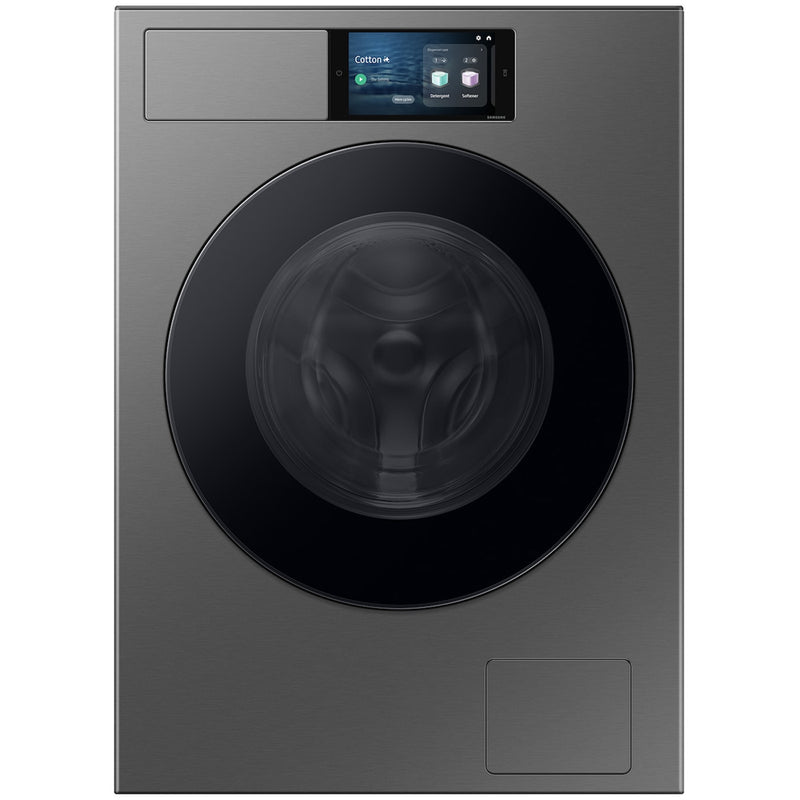 Samsung Series 9 WF90F09C4SU1 Bespoke AI Home 9kg 1400 Spin Smart Washing Machine Dark Steel