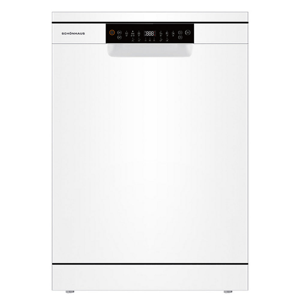 Schonhaus DWSF0115FSBW Freestanding Full Size Dishwasher White with 15 Place Settings White