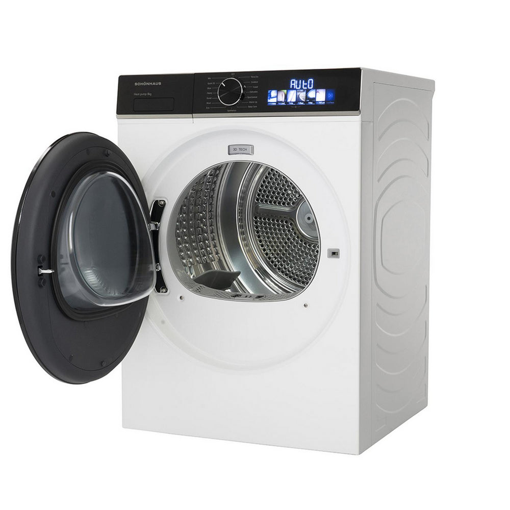Schonhaus TDSHF018A3W 8kg Heat Pump Tumble Dryer White White