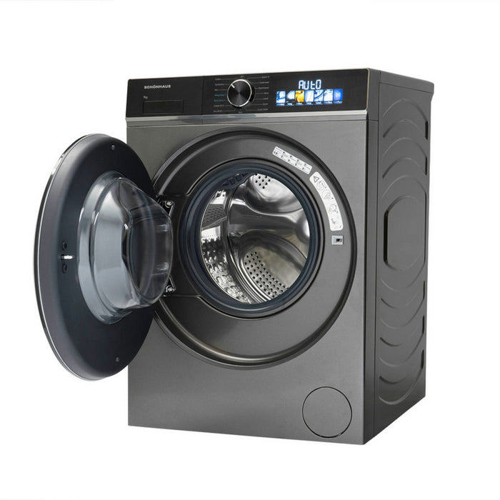 Schonhaus WMSF01914AG 9kg 1400 Spin Freestanding Washing Machine Graphite 9kg