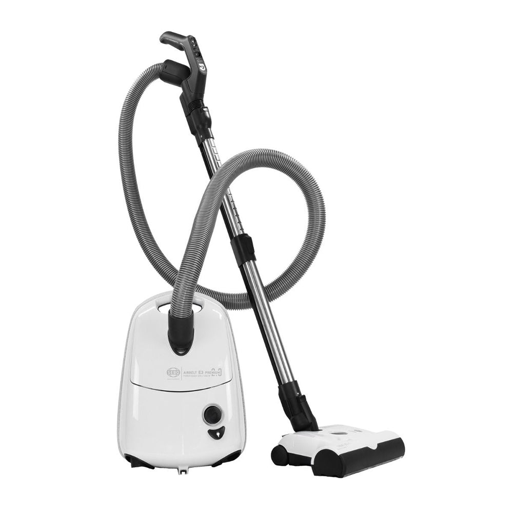 Sebo 92655GB Airbelt E3 Premium +Boost ePower Cylinder Cleaner - With 5 Year Guarantee White