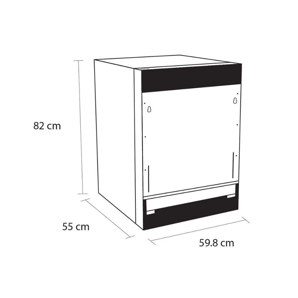 Sensis DWBI0213FSDWA Integrated Full Size Dishwasher with 13 Place Settings