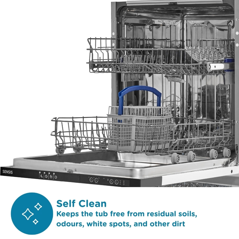 Sensis DWBI0213FSDWA Integrated Full Size Dishwasher with 13 Place Settings