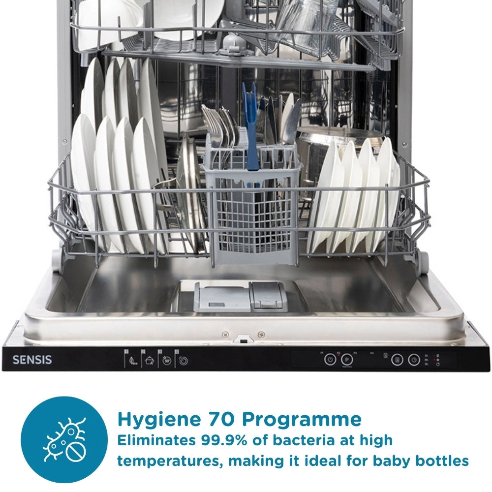 Sensis DWBI0213FSDWA Integrated Full Size Dishwasher with 13 Place Settings