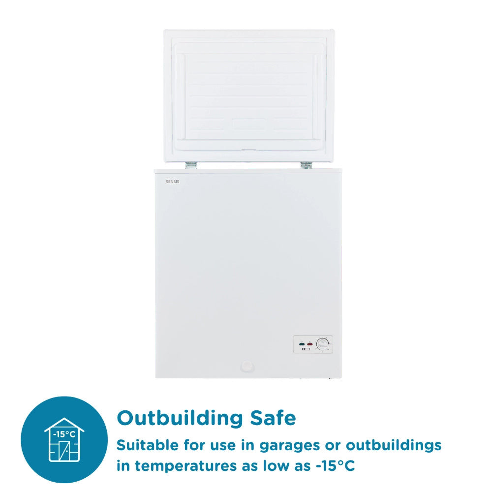 Sensis RFCHT01F137EW 69.5cm Freestanding Chest Freezer White