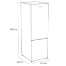Sensis RFCMF0154ES Freestanding Total No Frost 54cm Fridge Freezer Silver