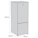 Sensis RFCMF0160ES Freestanding Frost Free 60cm Fridge Freezer Silver Silver