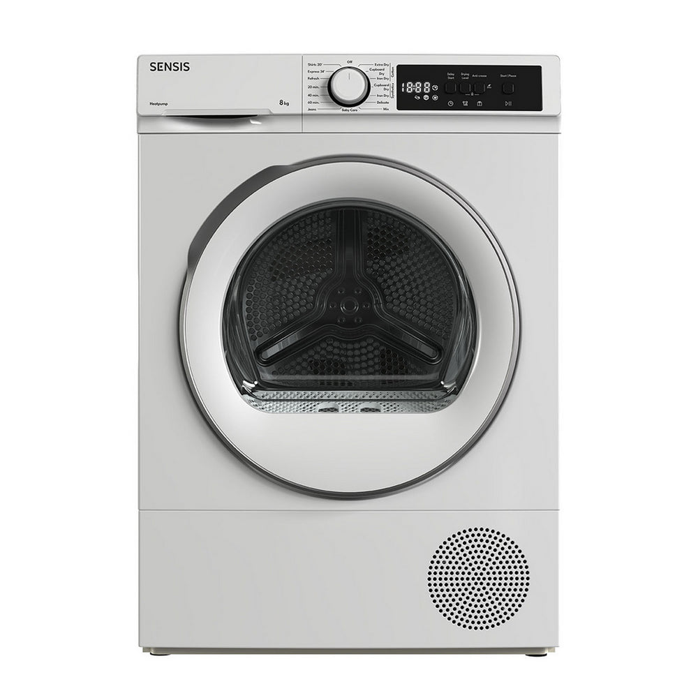 Sensis TDHF018A2W 8kg Heat Pump Tumble Dryer White 8kg