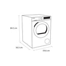 Sensis TDHF018A2W 8kg Heat Pump Tumble Dryer White 8kg