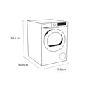 Sensis TDHF019A2W 9kg Heat Pump Tumble Dryer White 9kg