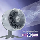 Shark FA150UK FlexBreeze TableMate Indoor to Outdoor High Velocity Tabletop Fan - Winter Fog