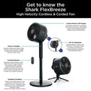 Shark FlexBreeze High-Velocity Hybrid Cordless and Corded Fan FA220UK