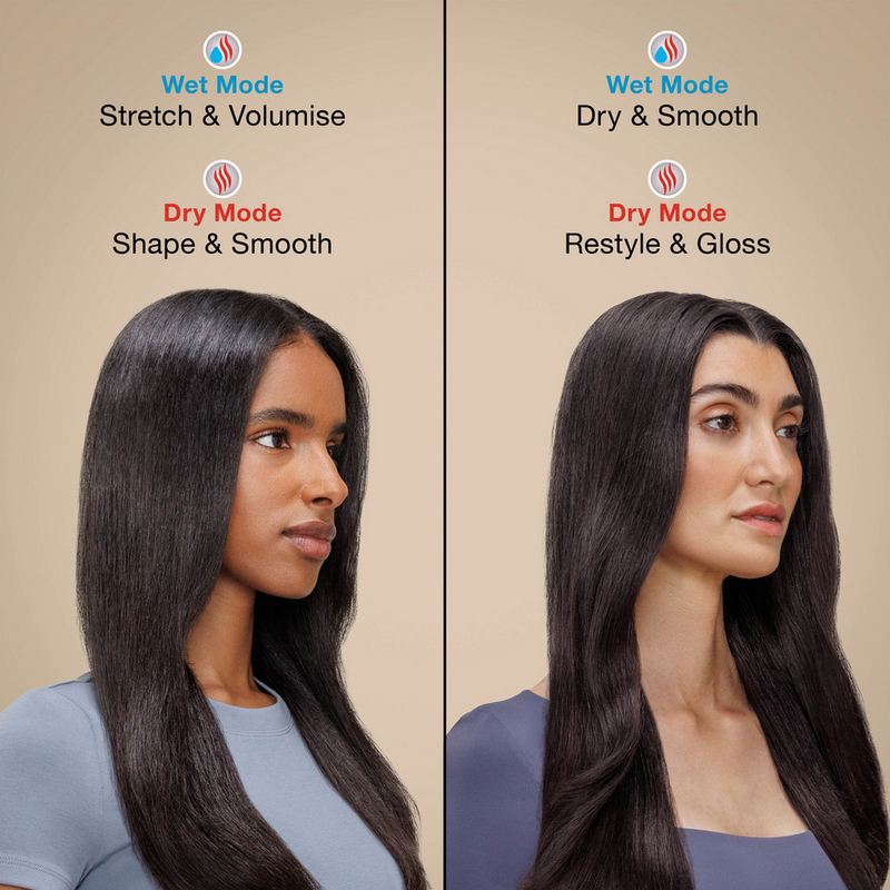 Shark Glossi HT302UKPK 2-in-1 Hot Brush and Air Glosser Brush Lychee