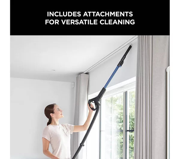 Shark ICZ300UKT Anti Hair Wrap Cordless Upright Vacuum Cleaner with PowerFins Powered Life Away and TruePet Up To 60 min run time Blue
