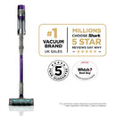 Shark IP1251UK PowerDetect Cordless Stick Vacuum Cleaner up to 70 Minutes Run Time - Purple/Grey