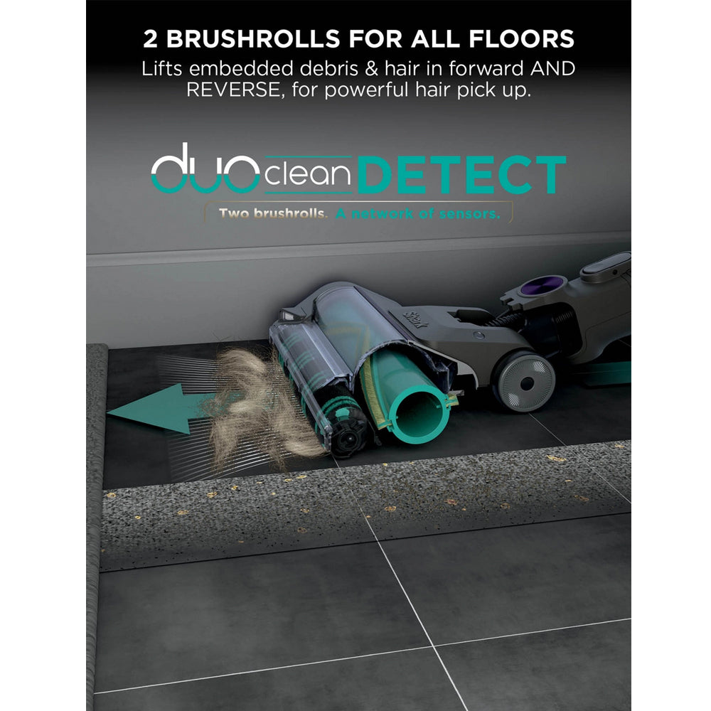 Shark IP1251UK PowerDetect Cordless Stick Vacuum Cleaner up to 70 Minutes Run Time - Purple/Grey