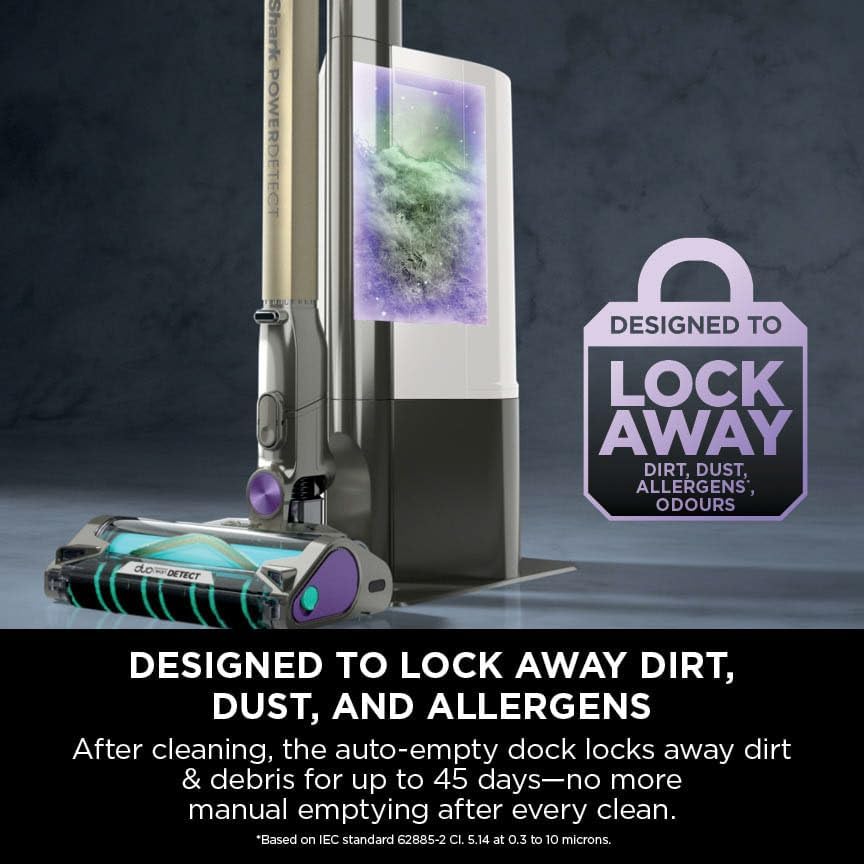 Shark IP3251UKT PowerDetect Clean and Empty Cordless Pet Vacuum Cleaner up to 70 Minutes Run Time Java Grey - Clearance