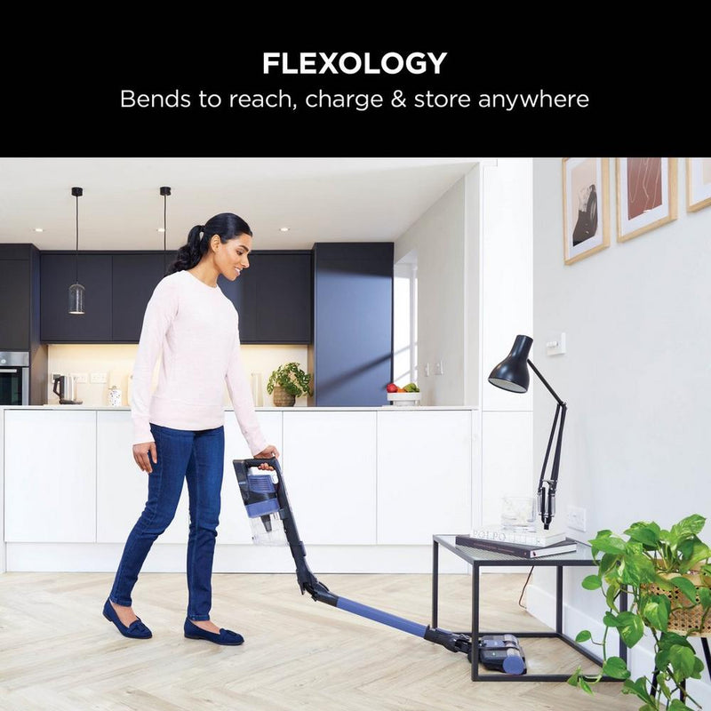 Shark IZ202UK Cordless Stick Vacuum Cleaner - Up To 40 Minutes Run Time Blue CLEARANCE