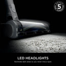 Shark IZ380UK PowerPro Cordless Stick Vacuum Cleaner with Anti Hair Wrap and Floor Detect - Up To 50 Minutes Run Time Navy Metallic