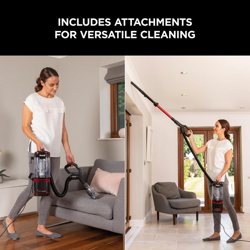 Shark® NV602UKT Classic Lift-Away™ Upright Vacuum Cleaner Pet Model Pedal Red CLEARANCE