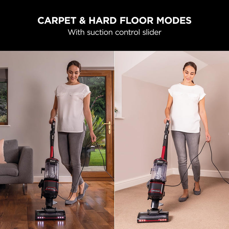 Shark® NV602UKT Classic Lift-Away™ Upright Vacuum Cleaner Pet Model Pedal Red CLEARANCE