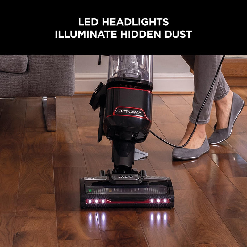Shark® NV602UKT Classic Lift-Away™ Upright Vacuum Cleaner Pet Model Pedal Red Red