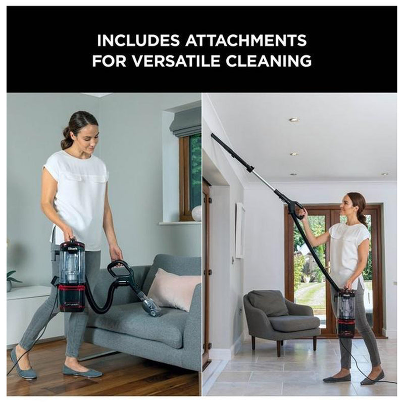 Shark® NV602UKT Classic Lift-Away™ Upright Vacuum Cleaner Pet Model Pedal Red Red