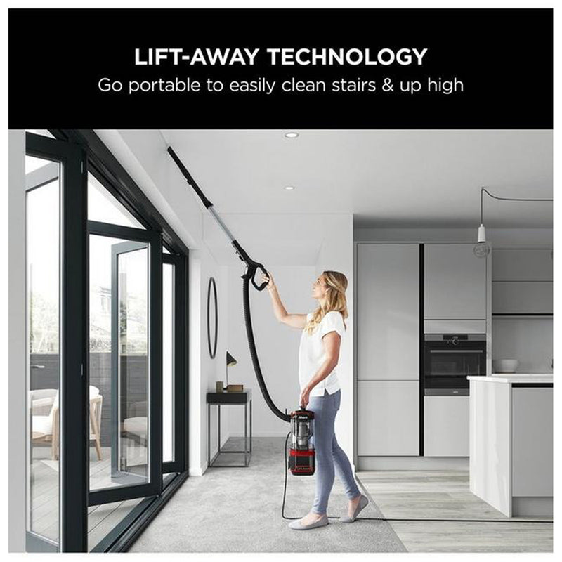 Shark® NV602UKT Classic Lift-Away™ Upright Vacuum Cleaner Pet Model Pedal Red Red