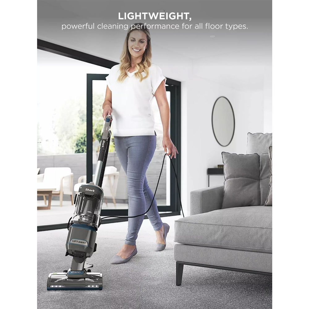 Shark NV603UK Classic LiftAway Corded Bagless Upright Vacuum Cleaner - Grey & Dark Blue