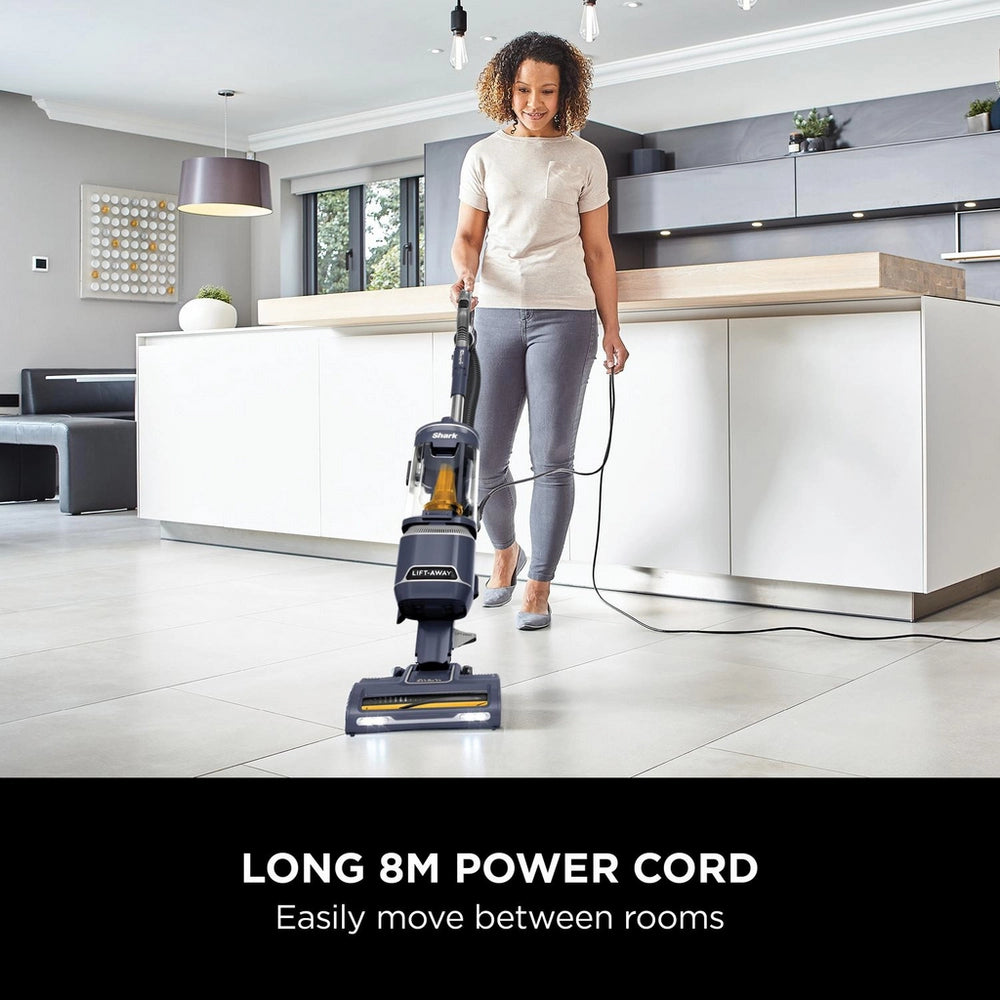 Shark NZ691UK Anti Hair Wrap Upright Vacuum Cleaner with Home and Car Cleaning Kit - Royal Grey NZ691UKKIT