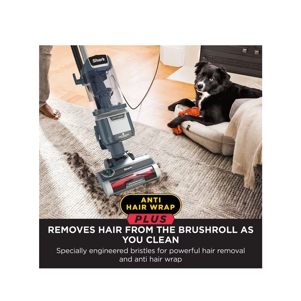 Shark NZ780UKT Anti Hair Wrap Plus Upright Pet Vacuum with Lift-Away - Smoky Grey