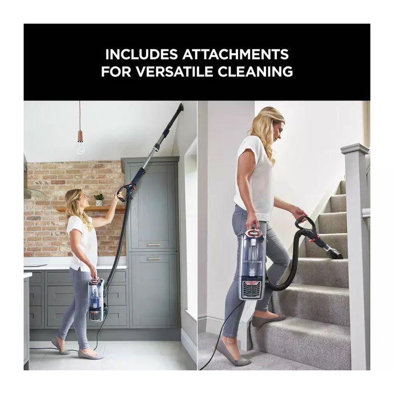 Shark NZ801UKT Anti Hair Wrap Upright Vacuum Cleaner with Powered Lift-Away TruePet Deep Navy and Orange Clearance