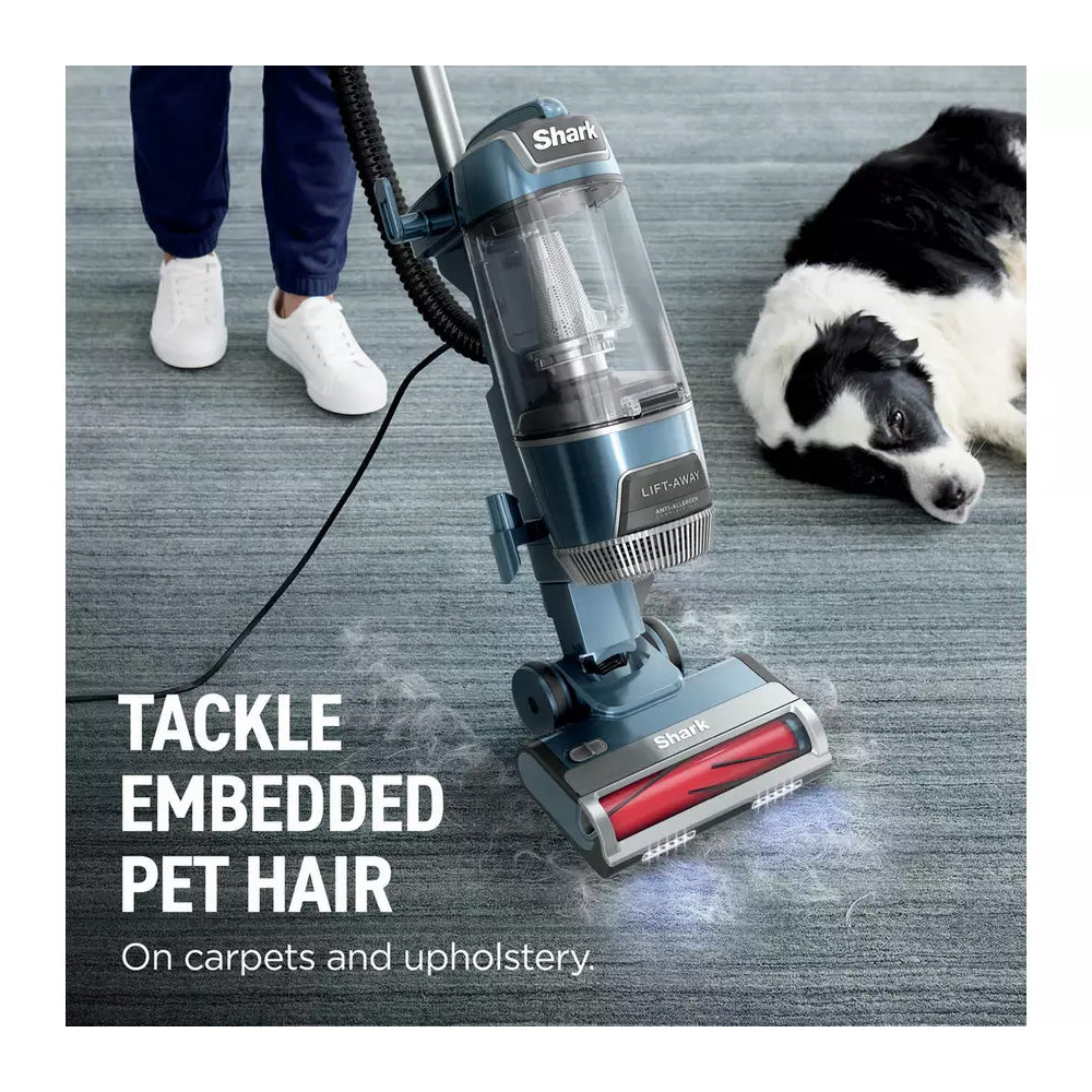 Shark Rotator Pet Corded Bagless Upright Vacuum Cleaner LU250UKT – Dark Purewater Blue