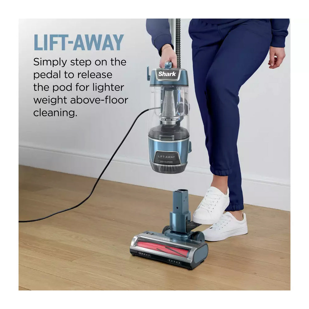 Shark Rotator Pet Corded Bagless Upright Vacuum Cleaner LU250UKT – Dark Purewater Blue