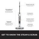 Shark S8201UK Steam and Scrub Automatic Steam Mop with Steam Blaster