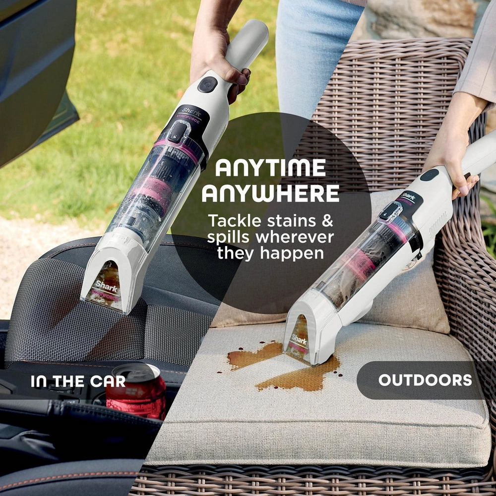 Shark StainForce Cordless Stain-Destroying Spot Cleaner HX100UKT - White