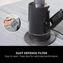 Shark TurboBlade Cool + Heat TH200UK Fan & Heater - Charcoal Black