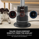 Shark TurboBlade Cool + Heat TH200UK Fan & Heater - Charcoal Black