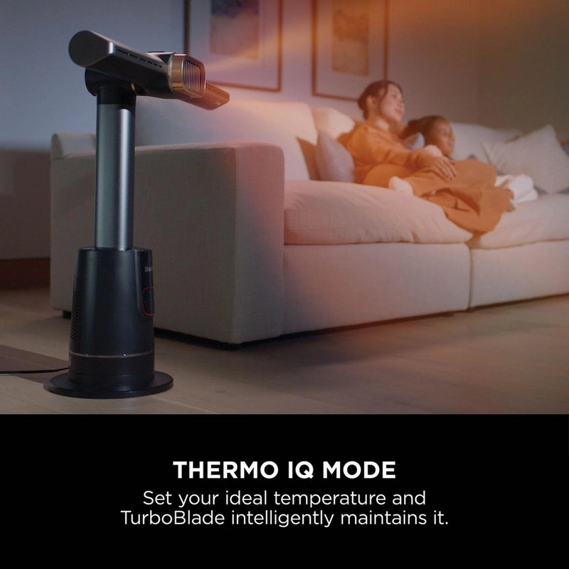 Shark TurboBlade Cool + Heat TH200UK Fan & Heater - Charcoal Black
