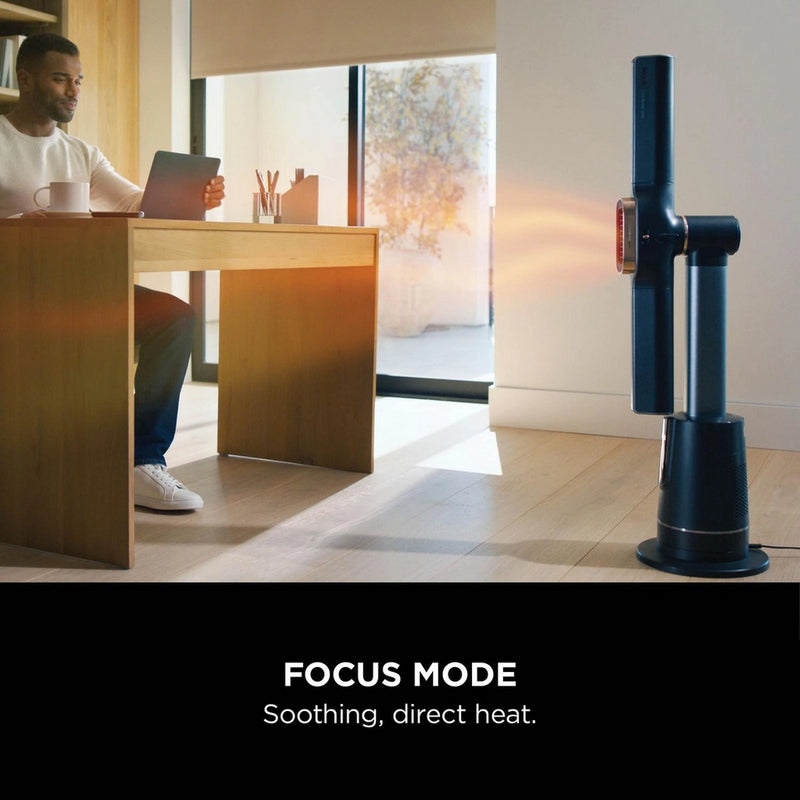 Shark TurboBlade Cool + Heat TH200UK Fan & Heater - Charcoal Black